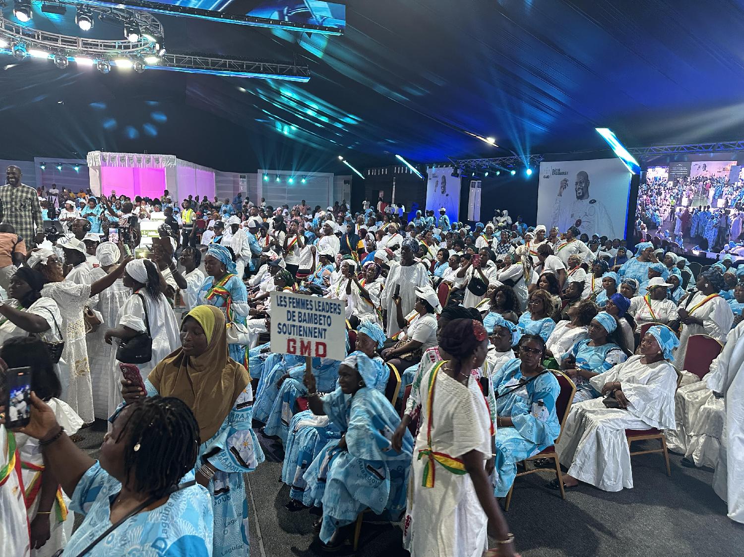 Laguinè Malanyi officialise son soutien au candidat Mamadi Doumbouya