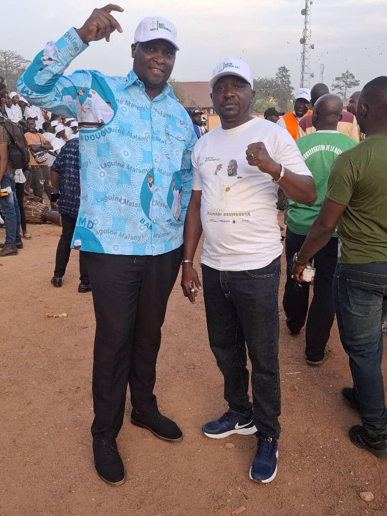 Îles de Loos: les supporteurs de GMD sur mer.